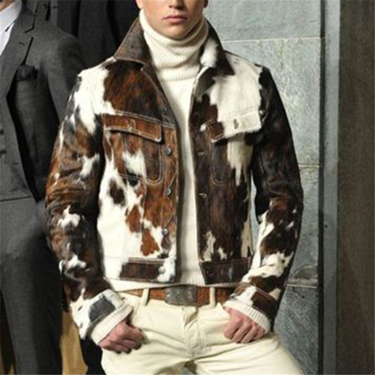 Elevate Your Style with Our Men's Slim Camouflage Jacket