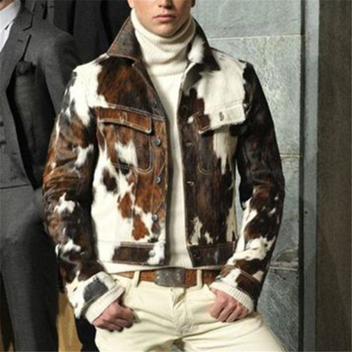 Elevate Your Style with Our Men's Slim Camouflage Jacket