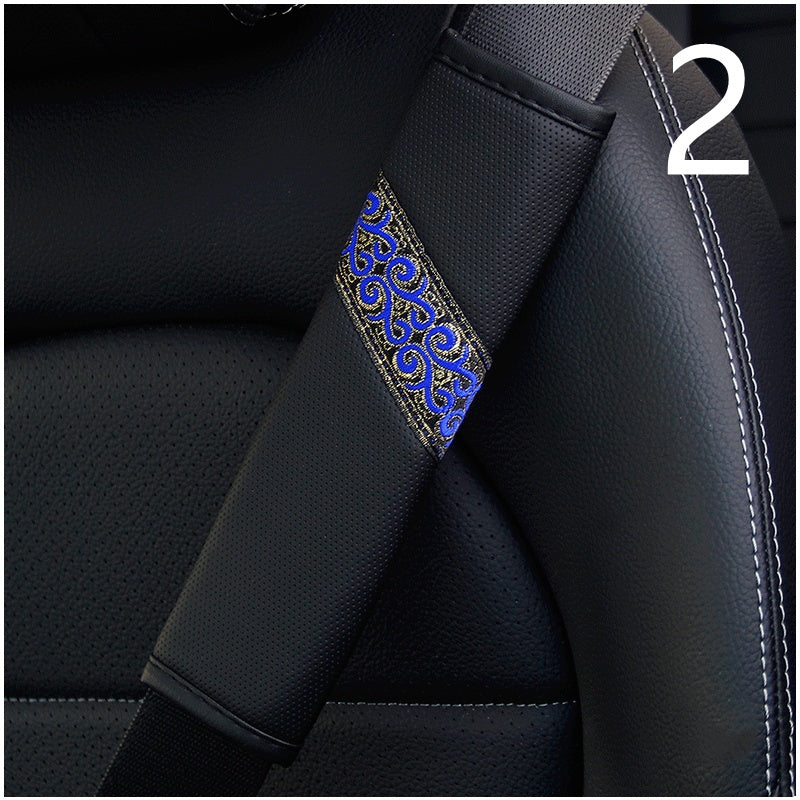 Ethnic Style Seat Belt Shoulder Cover For All Seasons