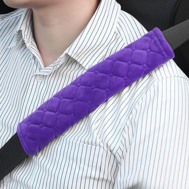 Car Seat Belt Shoulder Cover Short Plush