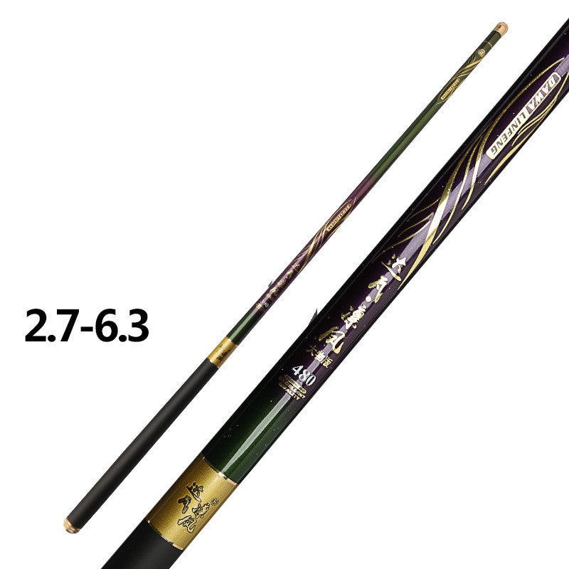 High Carbon 6H19 Tune Light Hard Black Pit Short Pitch Fishing Rod