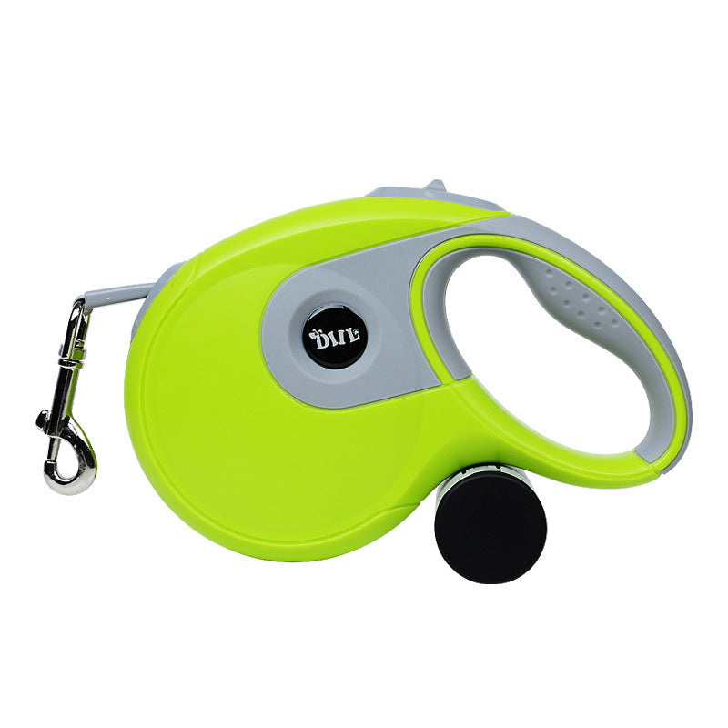 Automatic Retractable Pet Leash with One-Button Lock