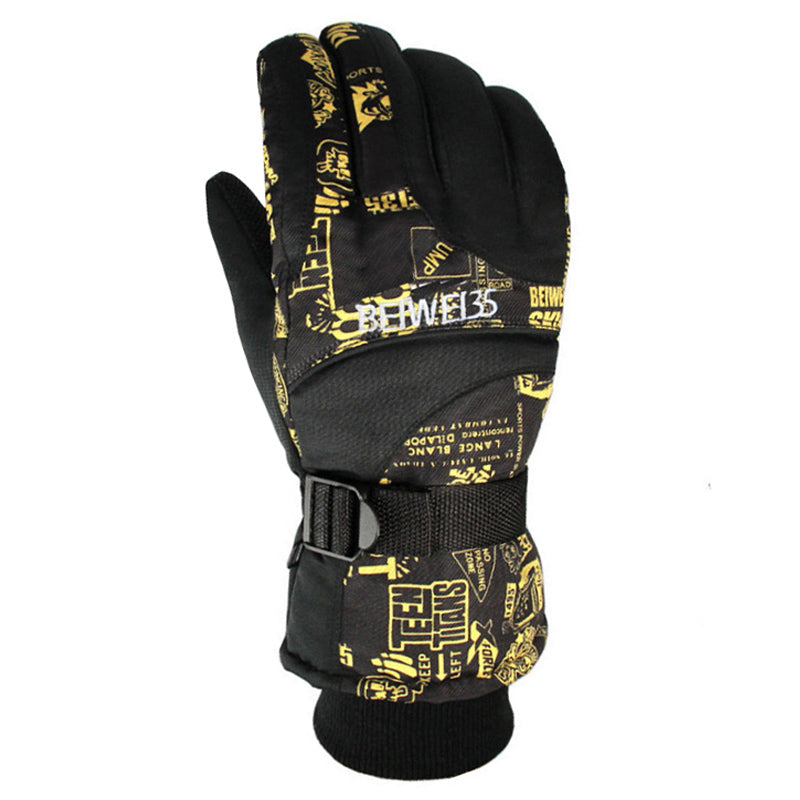 Insulated Winter Ski Gloves for Cold Weather and Snow Sports