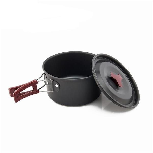 Portable Camping Cookware Set for Outdoor Cooking and Hiking