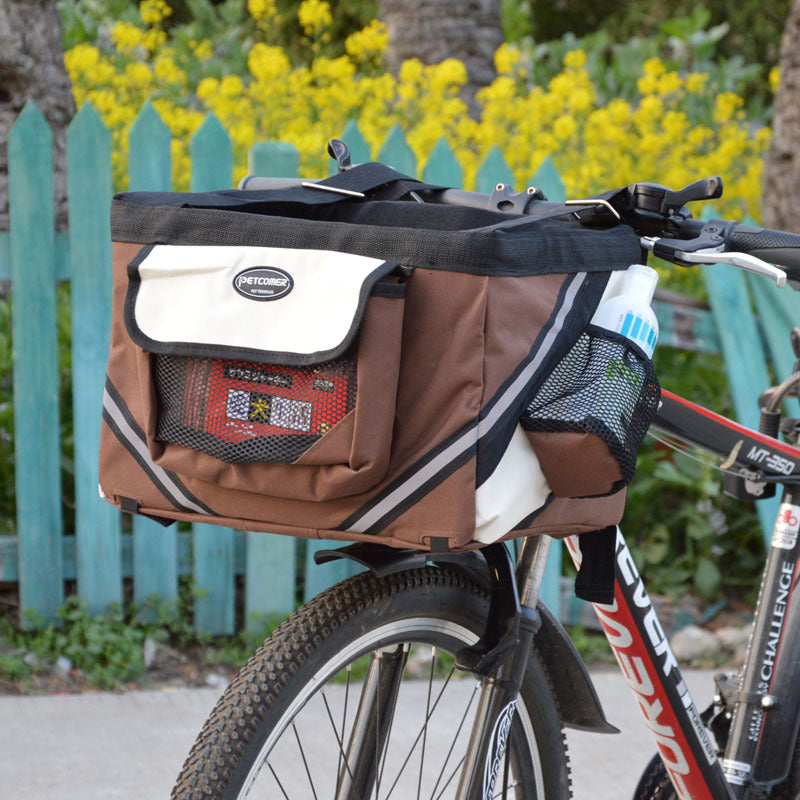 Removable Front Bike Basket Pet Carrier for Bicycle