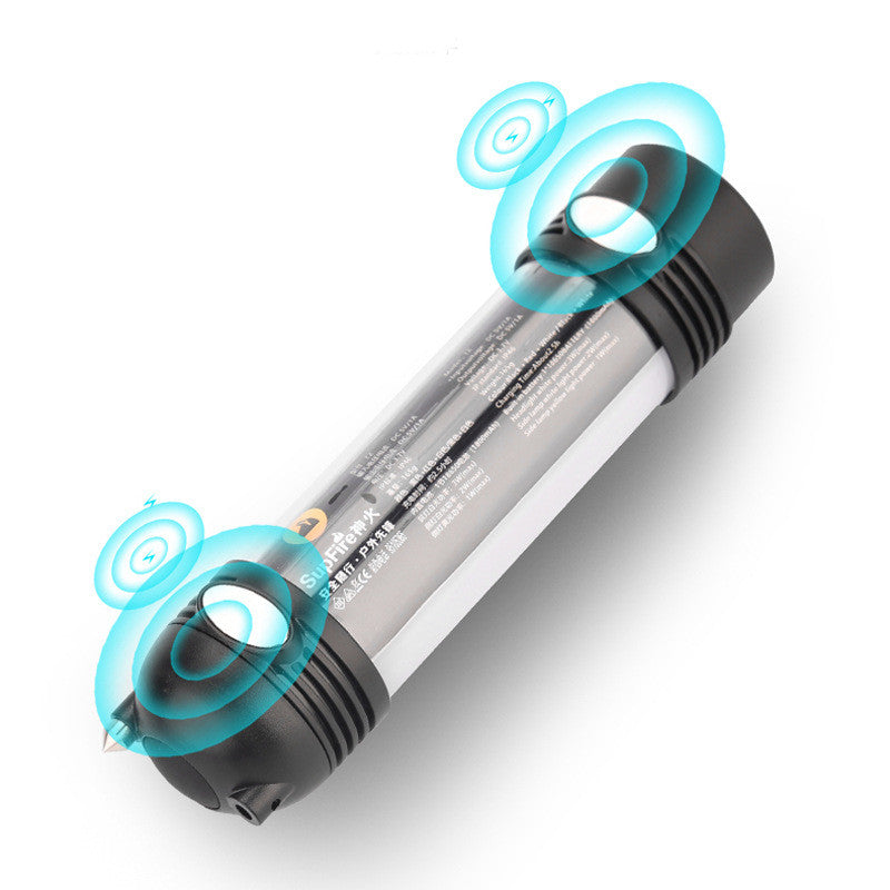 Rechargeable Camping Tent Light Strong Outdoor Emergency Flashlight