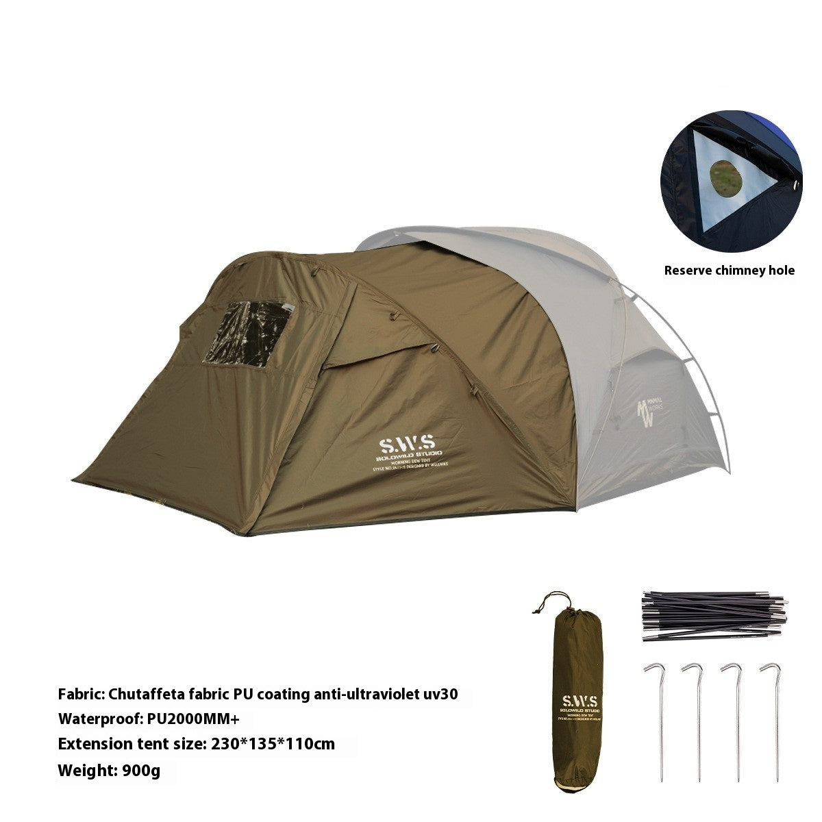 Outdoor Camping Tent and Equipment