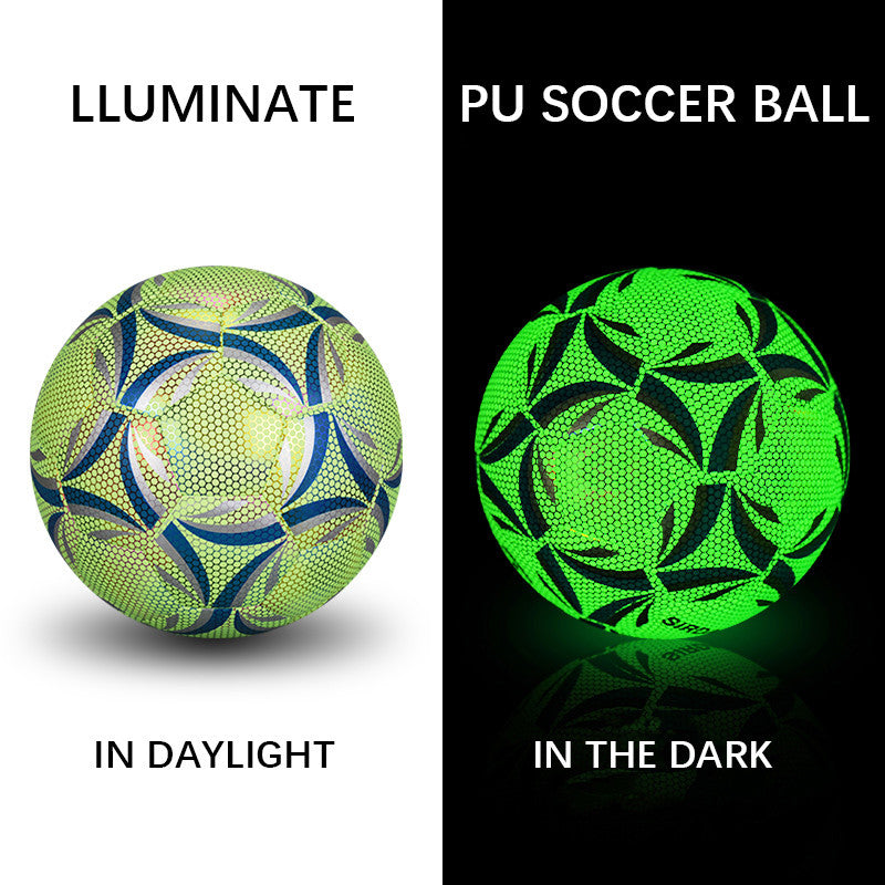 Luminate Glowing Soccer Ball for Night Practice and Training