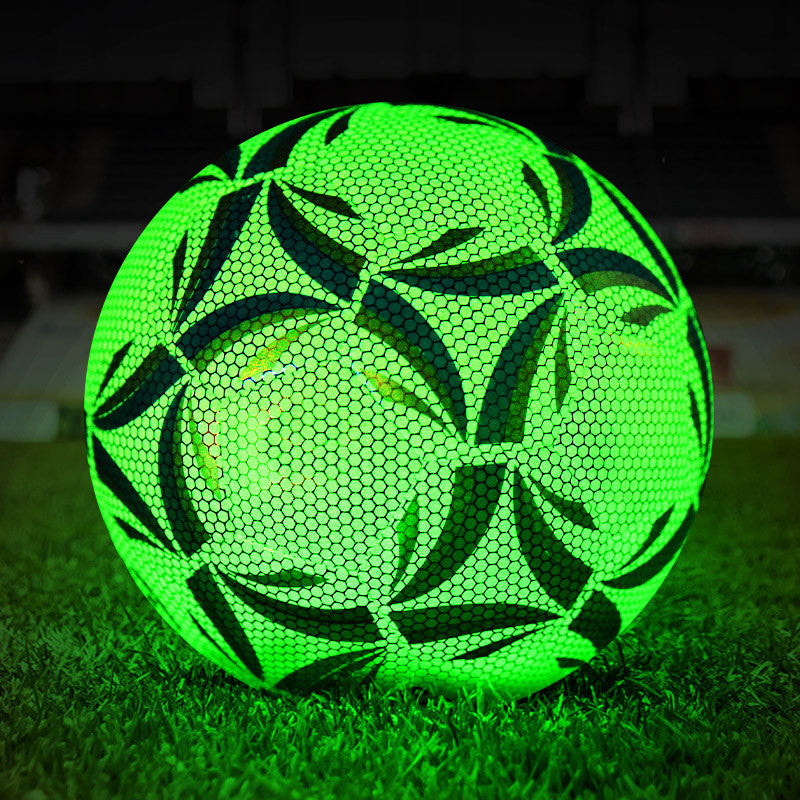 Luminate Glowing Soccer Ball for Night Practice and Training