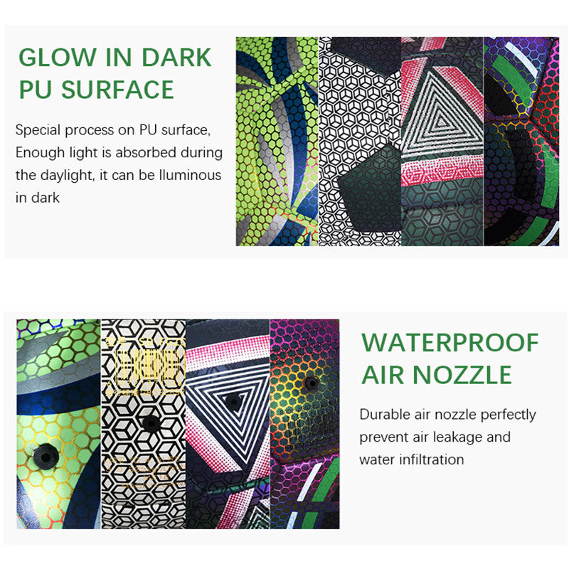 Luminate Glowing Soccer Ball for Night Practice and Training