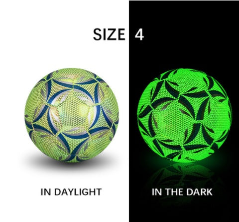 Luminate Glowing Soccer Ball for Night Practice and Training