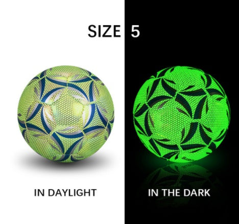 Luminate Glowing Soccer Ball for Night Practice and Training