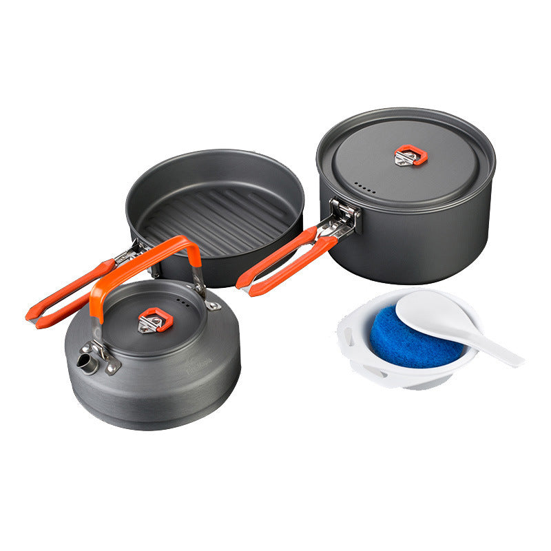 Fire Maple Feast 2-Person Portable Camping Cookware Set for Outdoor Picnic