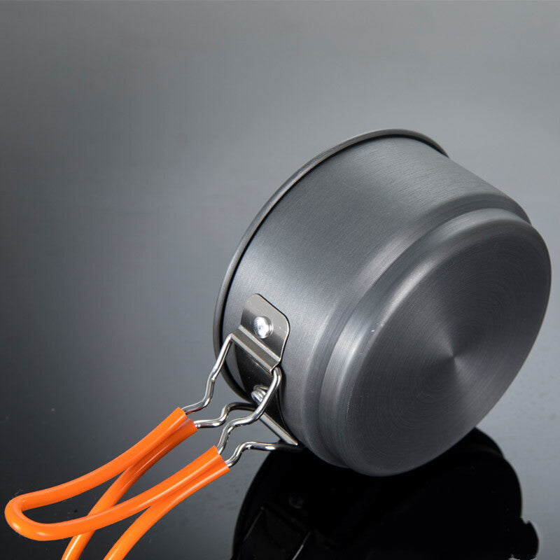 Outdoor Heat-Collecting Single-Pot Cookware for Mountaineering and Camping