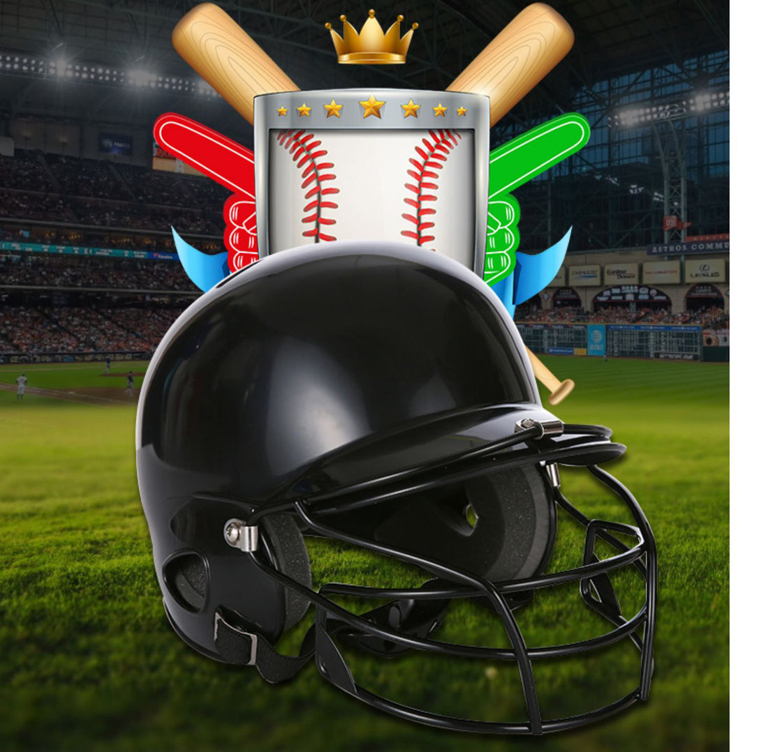 Professional Baseball Batting Helmet With Face Mask