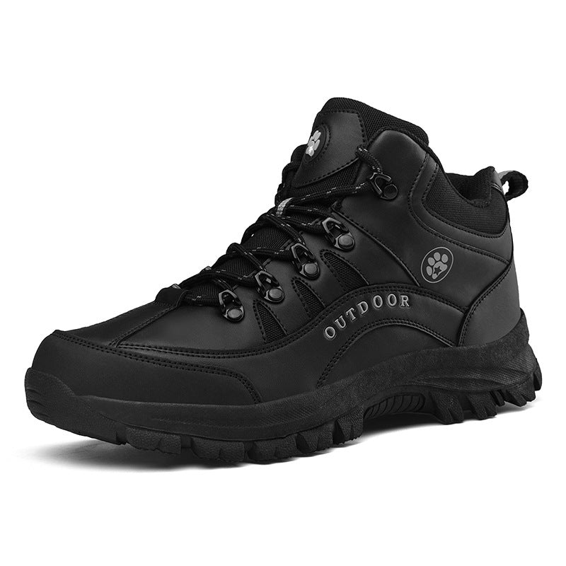 Men's Military Style Hiking Boots Non-Slip Wear-Resistant Outdoor Shoes