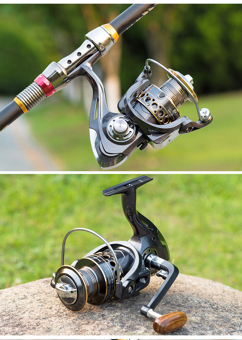 Telescopic Carp Fishing Rod and Spinning Reel Combo Kit