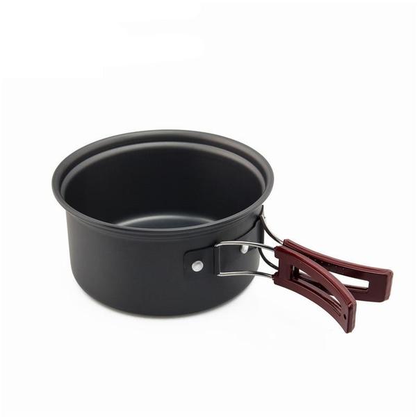 Portable Camping Cookware Set for Outdoor Cooking and Hiking
