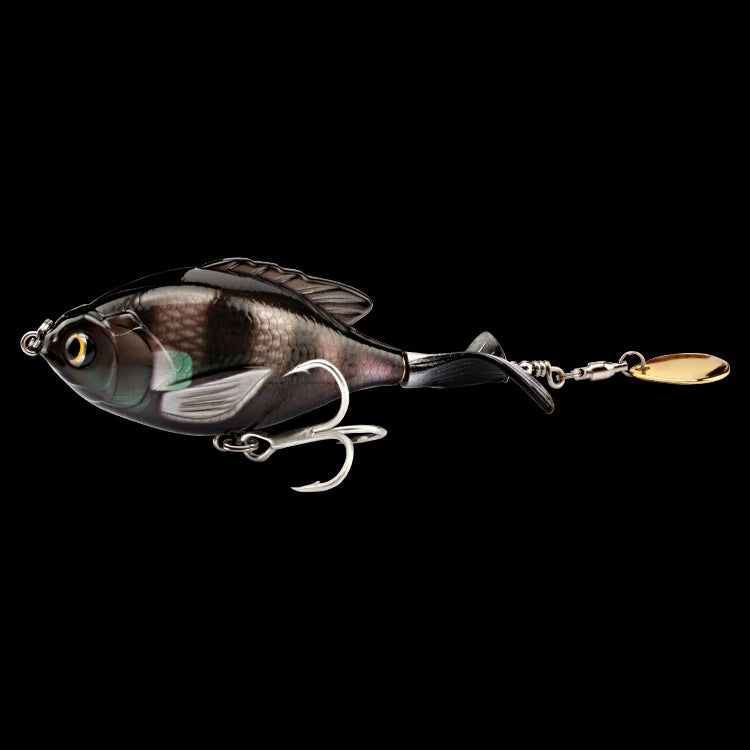 Tractor-Style Fishing Lure for Freshwater and Saltwater Fishing