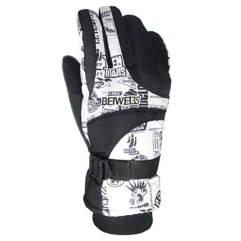 Insulated Winter Ski Gloves for Cold Weather and Snow Sports