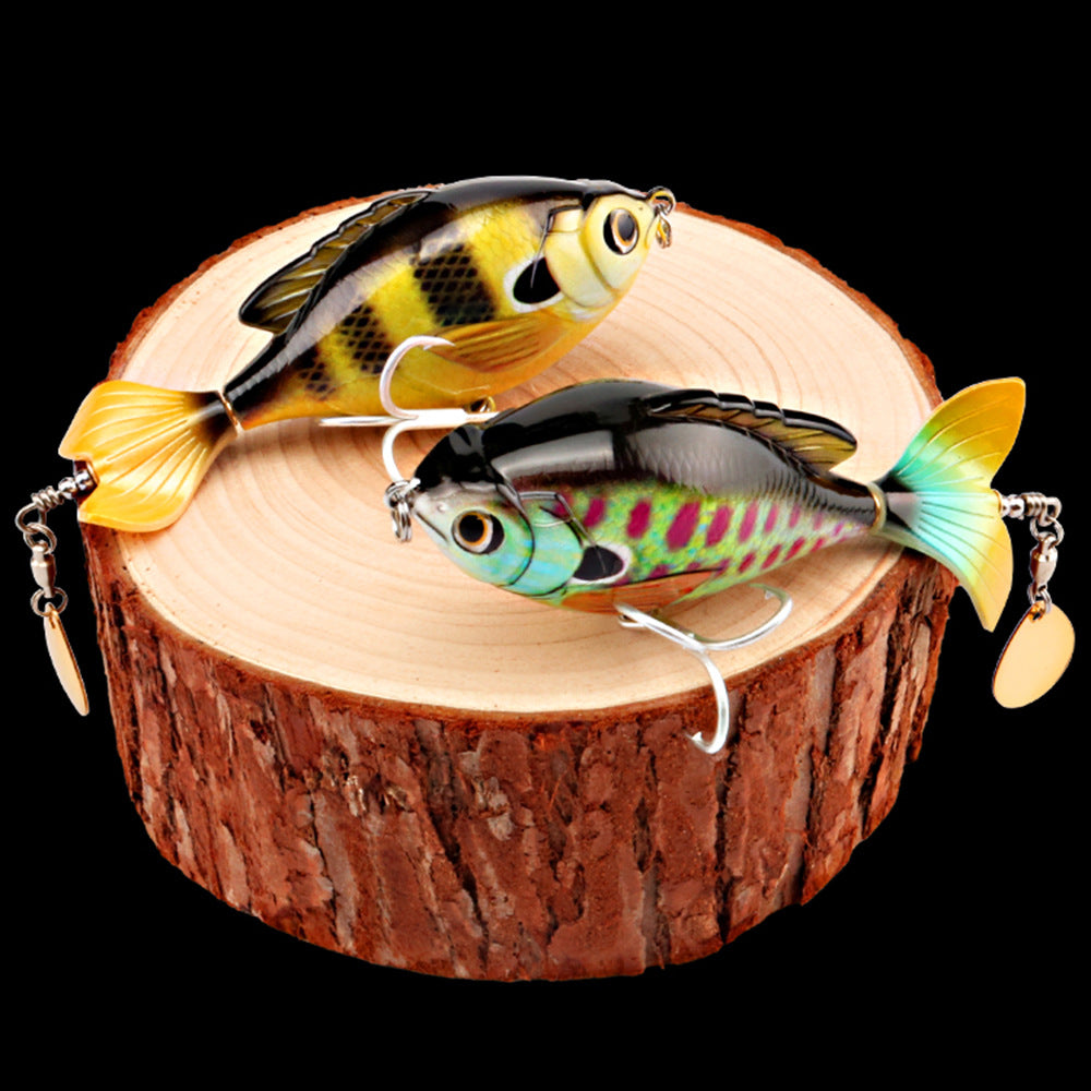 Tractor-Style Fishing Lure for Freshwater and Saltwater Fishing