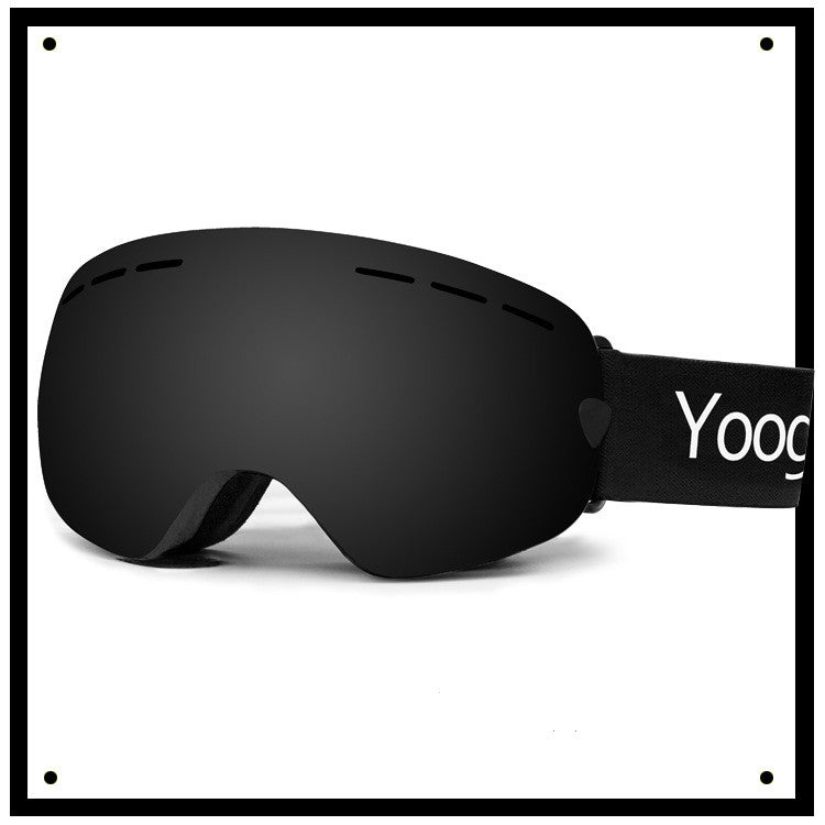 Adult Double-Layer Ski Goggles for Snow Sports Protection