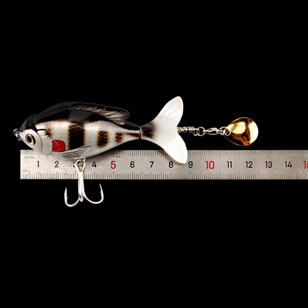 Tractor-Style Fishing Lure for Freshwater and Saltwater Fishing