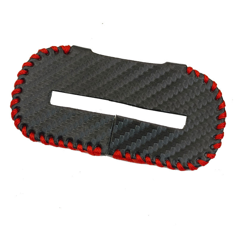 Car Seat Belt Bayonet Latch Protective Leather Cover