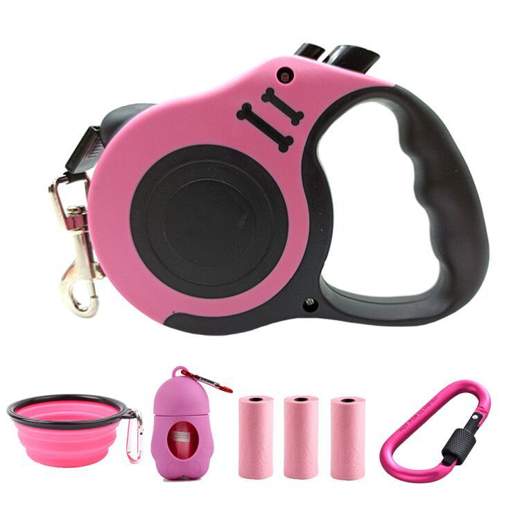 Automatic Retractable Pet Leash and Traction Rope Set