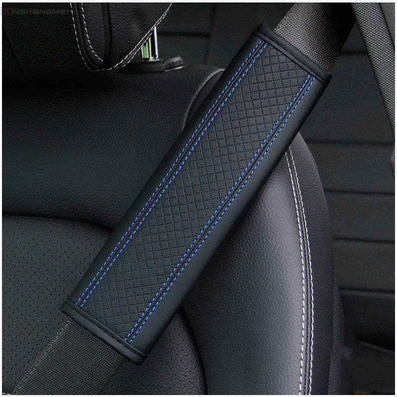 Fiber Leather Car Seat Belt Shoulder Guard Protective Cover