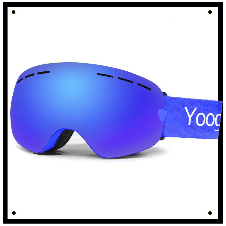 Adult Double-Layer Ski Goggles for Snow Sports Protection
