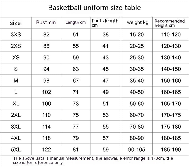 Competition Training Camp Team Uniform Basketball Wear Jersey