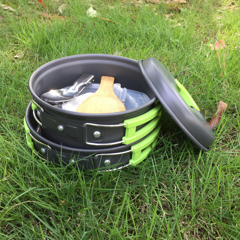 Outdoor Camping Cookware Set for 1–2 People