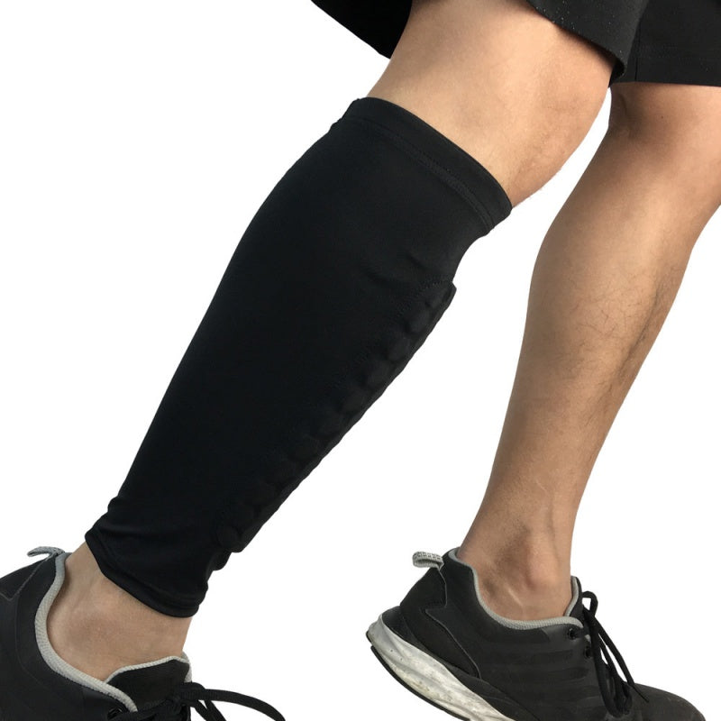 Football Shin Guards with Protective Pads, Leg Sleeves for Teen Sports Training