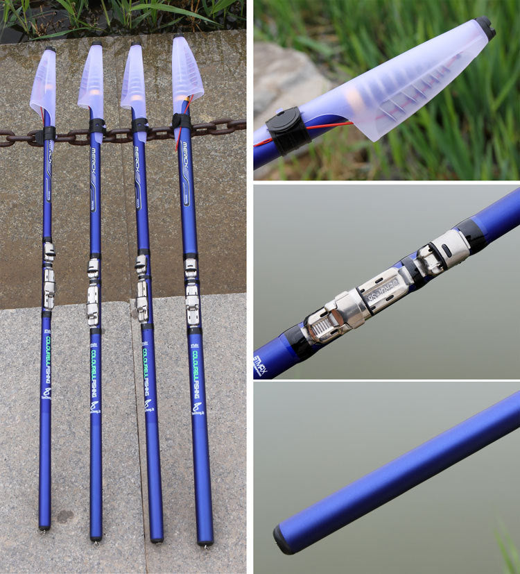 Blue Rock Carbon Fiber Fishing Rod for Durable Performance