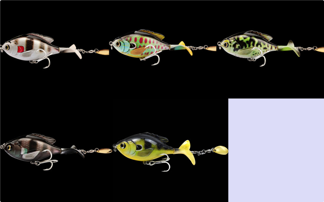 Tractor-Style Fishing Lure for Freshwater and Saltwater Fishing