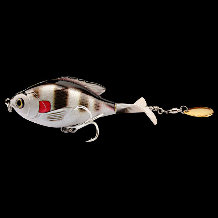 Tractor-Style Fishing Lure for Freshwater and Saltwater Fishing