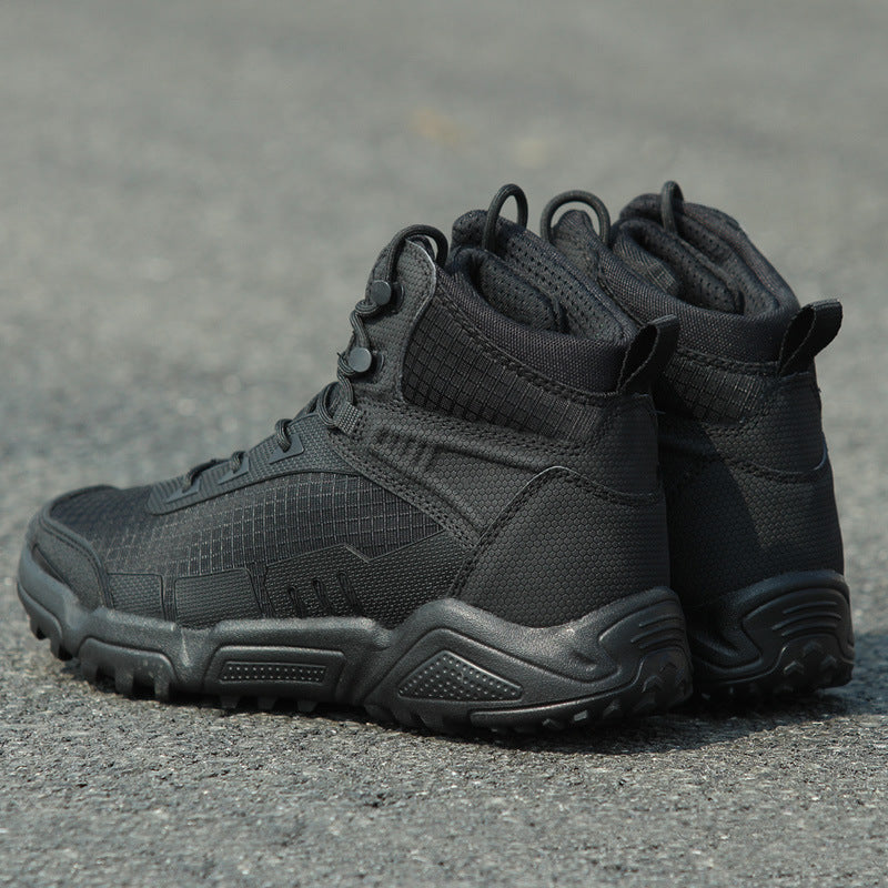 Men's Ultralight Mid-Tube Combat Boots Tactical Desert Hiking Shoes