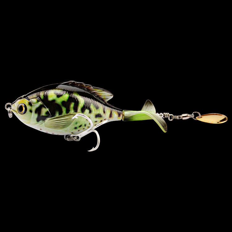 Tractor-Style Fishing Lure for Freshwater and Saltwater Fishing