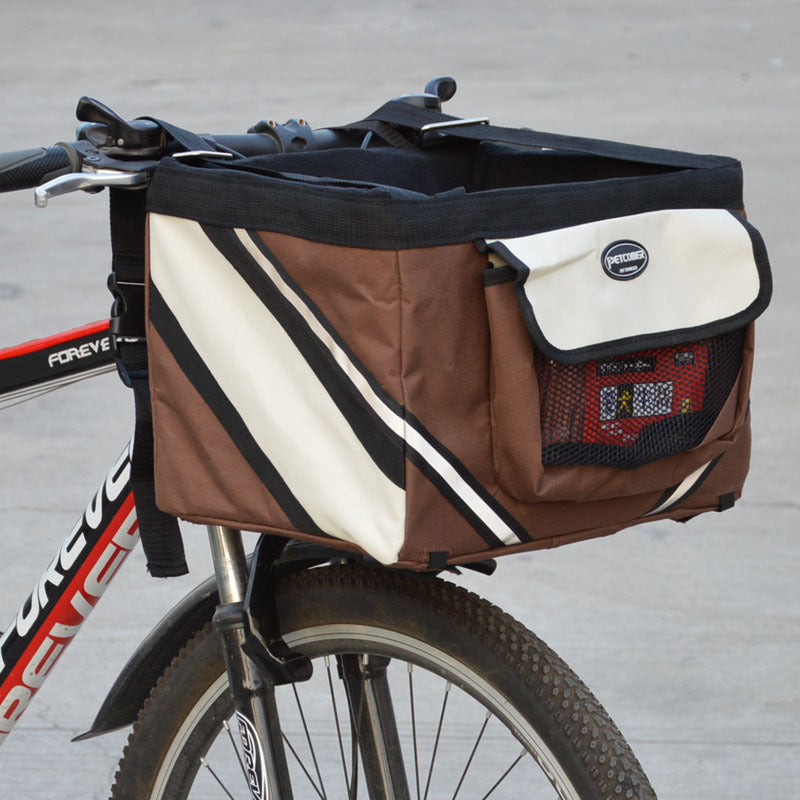 Removable Front Bike Basket Pet Carrier for Bicycle