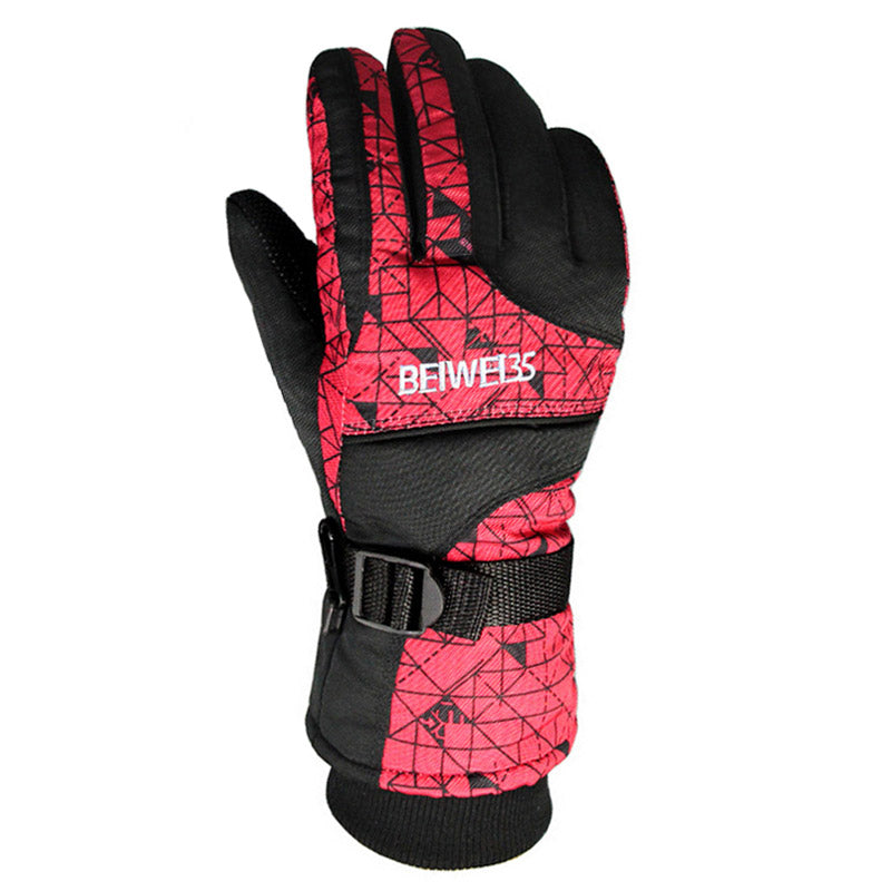 Insulated Winter Ski Gloves for Cold Weather and Snow Sports