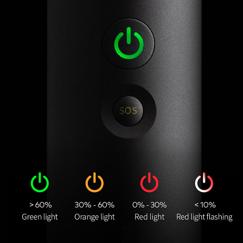 Lumen Bright Stepless Zoom Flashlight Long-Lasting Outdoor Camping Light