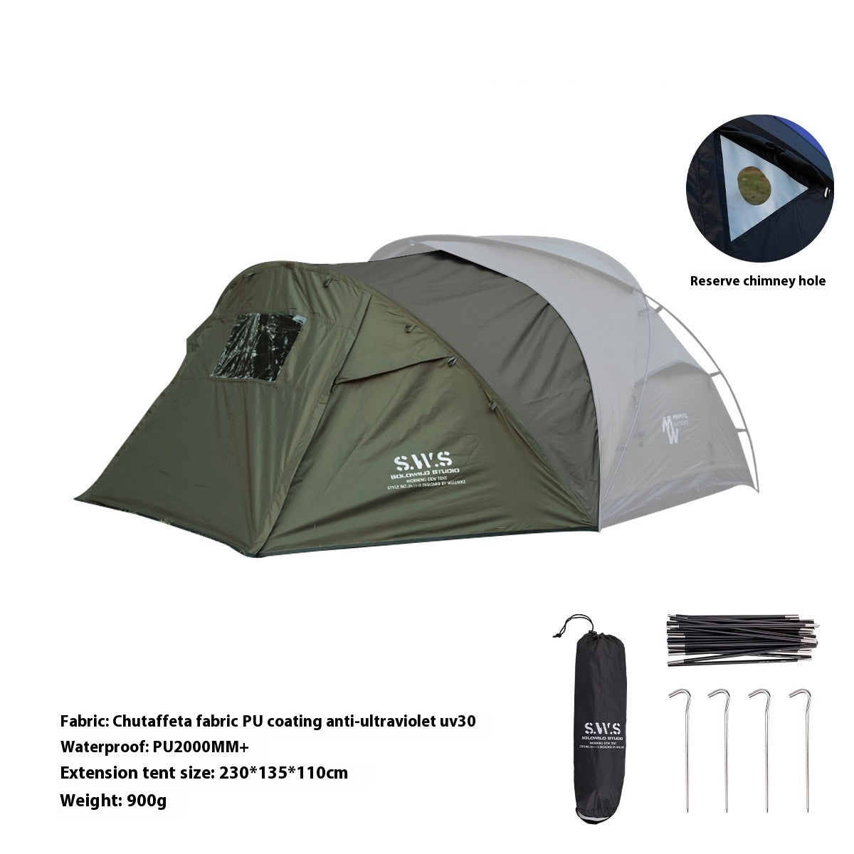 Outdoor Camping Tent and Equipment
