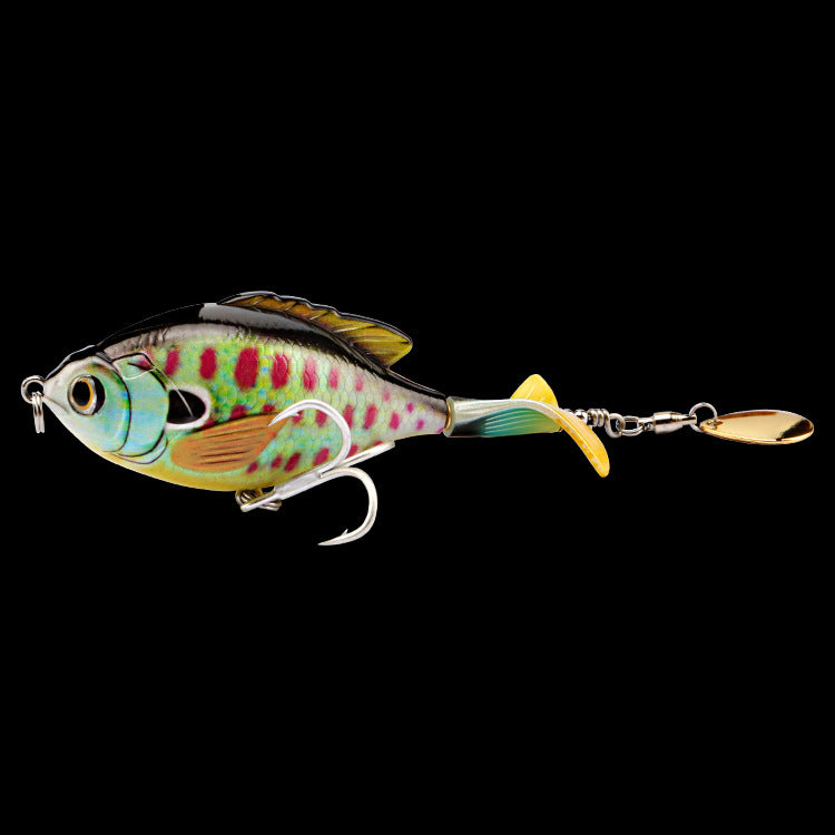 Tractor-Style Fishing Lure for Freshwater and Saltwater Fishing