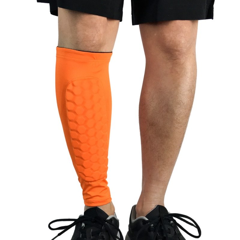 Football Shin Guards with Protective Pads, Leg Sleeves for Teen Sports Training