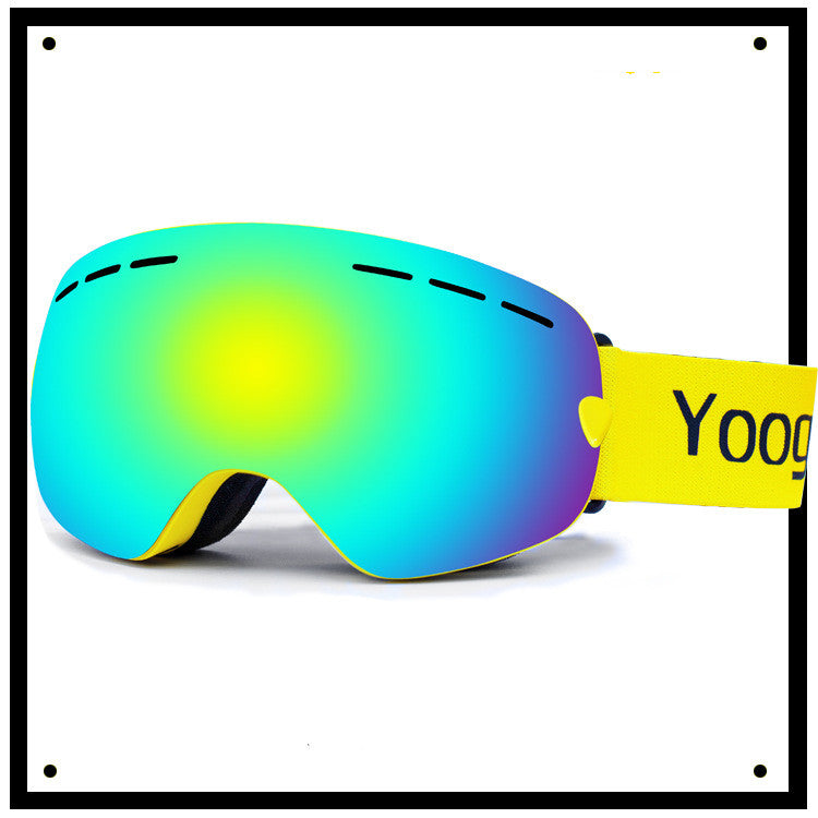 Adult Double-Layer Ski Goggles for Snow Sports Protection