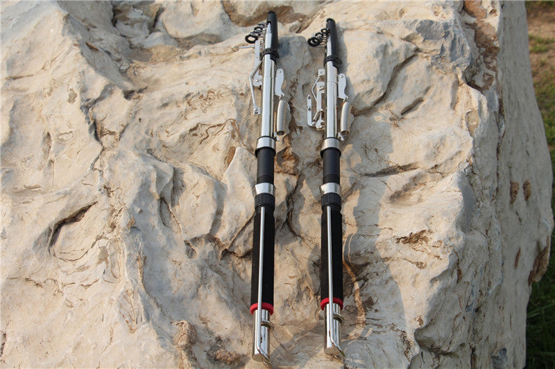 Automatic Fishing Rod Set with Spring Rod, Support, and Full Accessories