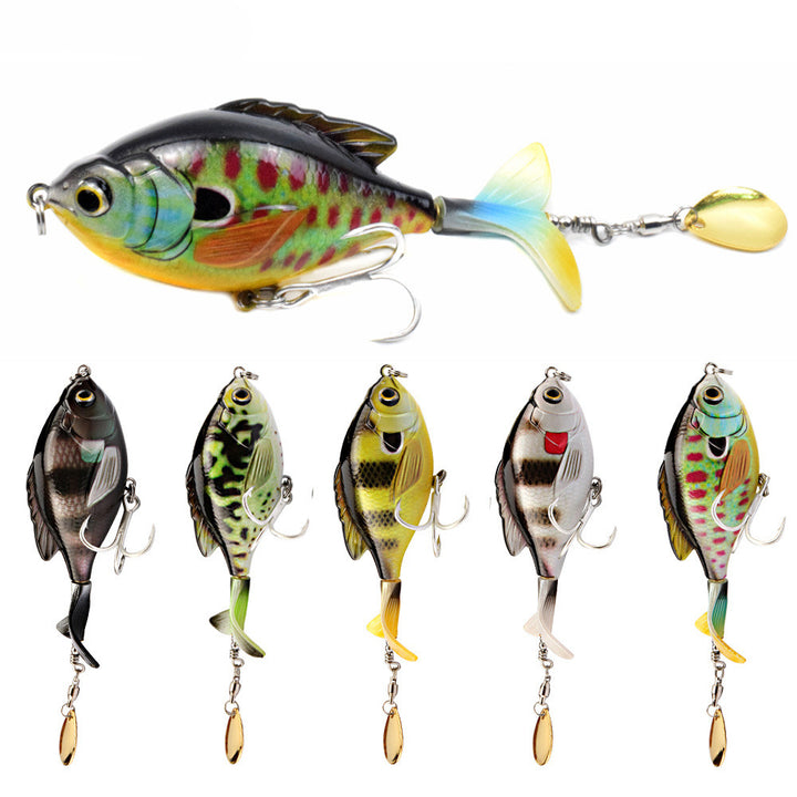 Tractor-Style Fishing Lure for Freshwater and Saltwater Fishing