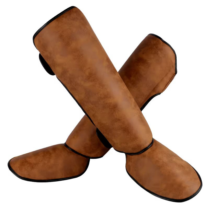 Thickened Shin Guards for Fighting and Boxing Protection