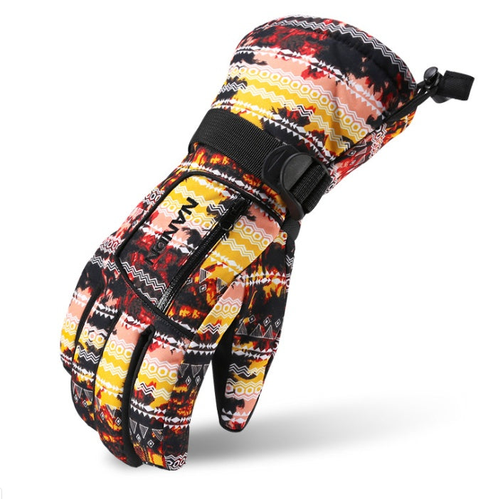 Insulated Ski Gloves for Winter Sports and Cold Weather